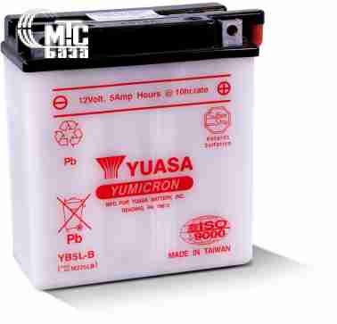 Аккумуляторы Аккумулятор на мотоцикл Yuasa Yumicron [YB5L-B] 6СТ-5,3 Ач R EN 60 А 121x61x131мм